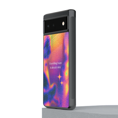Already Mine stylish phone case for google pixel 6a | glossy glass and slim fit