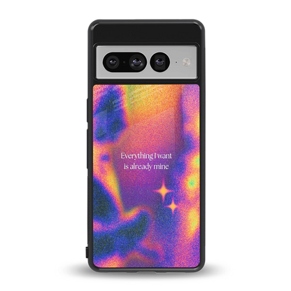 Already Mine back phone cover | glass case for google pixel 7 pro