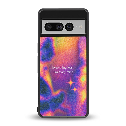 Already Mine back phone cover | glass case for google pixel 7 pro