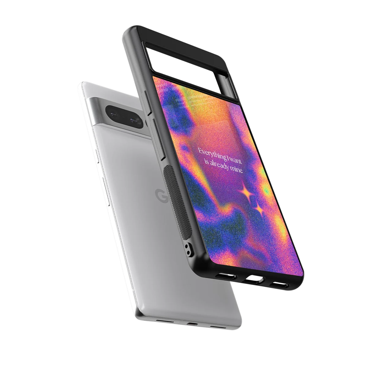 Already Mine sleek google pixel 7 pro cover with tempered glass back and TPU edges