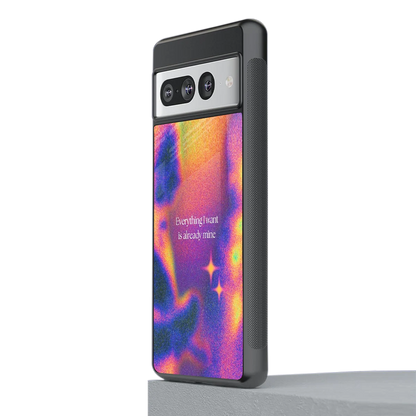 Already Mine stylish phone case for google pixel 7 pro | glossy glass and slim fit