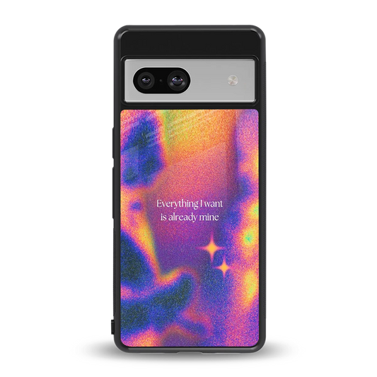 Already Mine back phone cover | glass case for google pixel 7