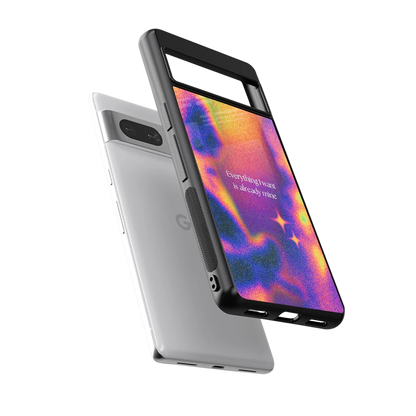 Already Mine sleek google pixel 7 cover with tempered glass back and TPU edges