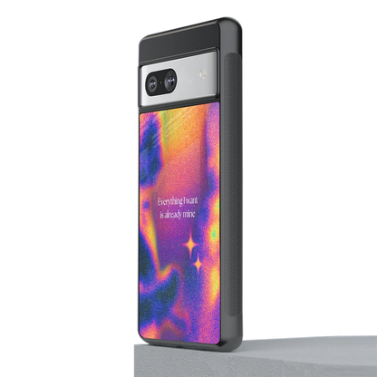 Already Mine stylish phone case for google pixel 7 | glossy glass and slim fit