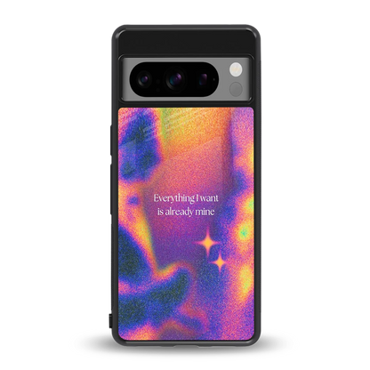 Already Mine back phone cover | glass case for google pixel 8 pro