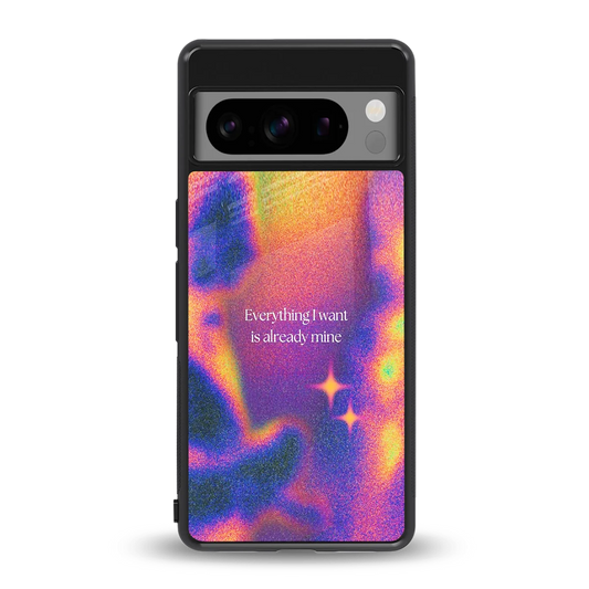 Already Mine back phone cover | glass case for google pixel 8 pro