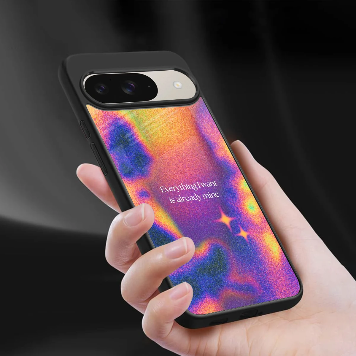 Already Mine sleek google pixel 9 cover with tempered glass back and TPU edges