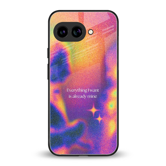 Already Mine back phone cover | glass case for google pixel 10a