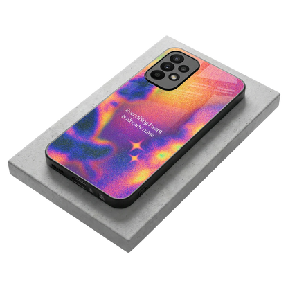 Already Mine stylish phone case for samsung galaxy a23 | glossy glass and slim fit