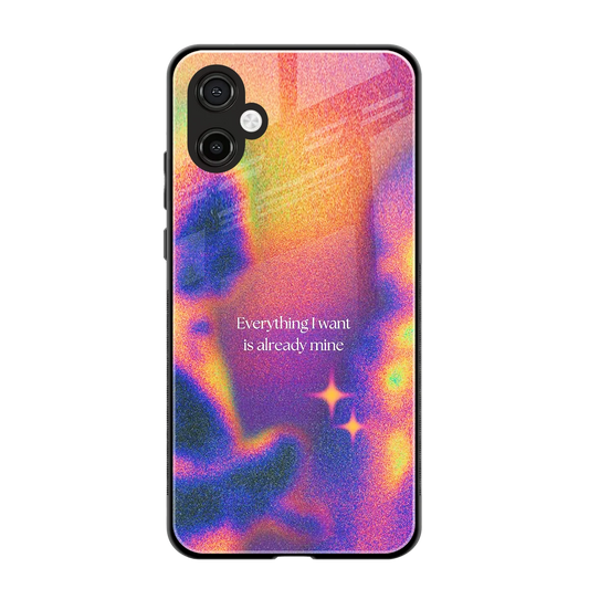Already Mine back phone cover | glass case for samsung galaxy a06 5g