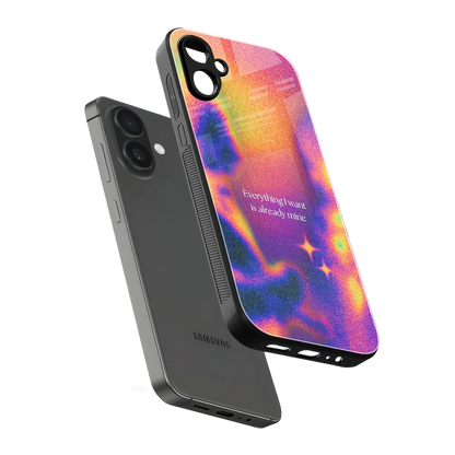 Already Mine sleek samsung galaxy a06 5g cover with tempered glass back and TPU edges