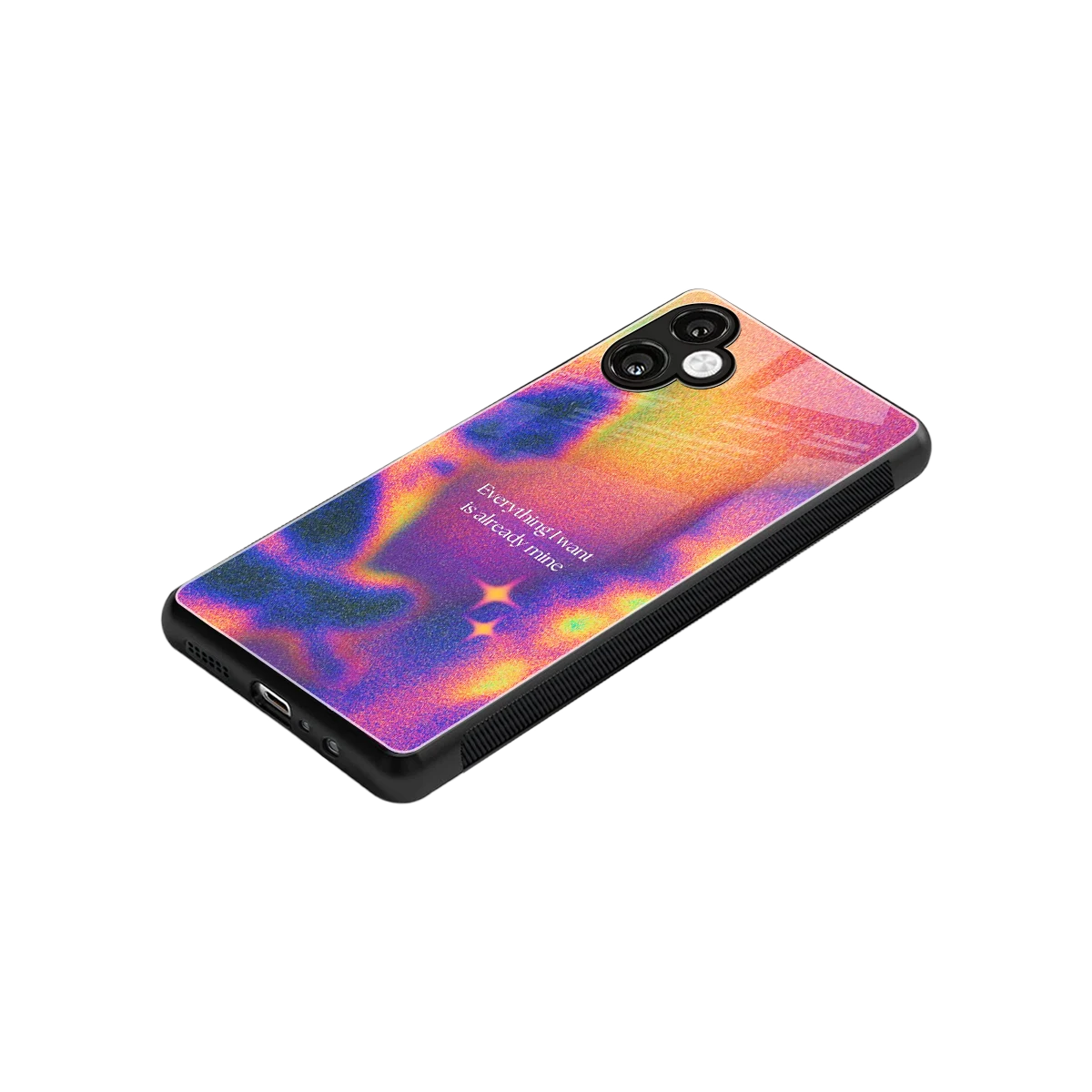 Already Mine stylish phone case for samsung galaxy a06 5g | glossy glass and slim fit