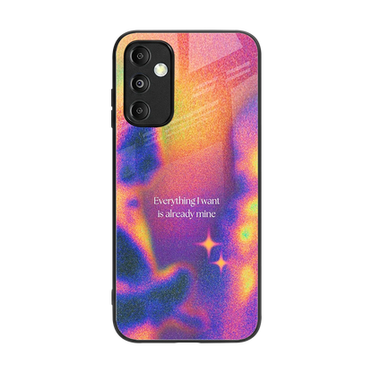 Already Mine back phone cover | glass case for samsung galaxy m14 5g