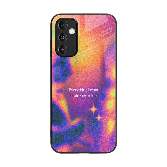 Already Mine back phone cover | glass case for samsung galaxy m14 5g