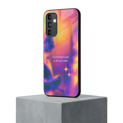 Already Mine samsung galaxy m14 5g mobile cover | shockproof glass phone case