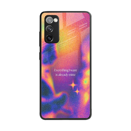 Already Mine back phone cover | glass case for samsung galaxy s20 fe
