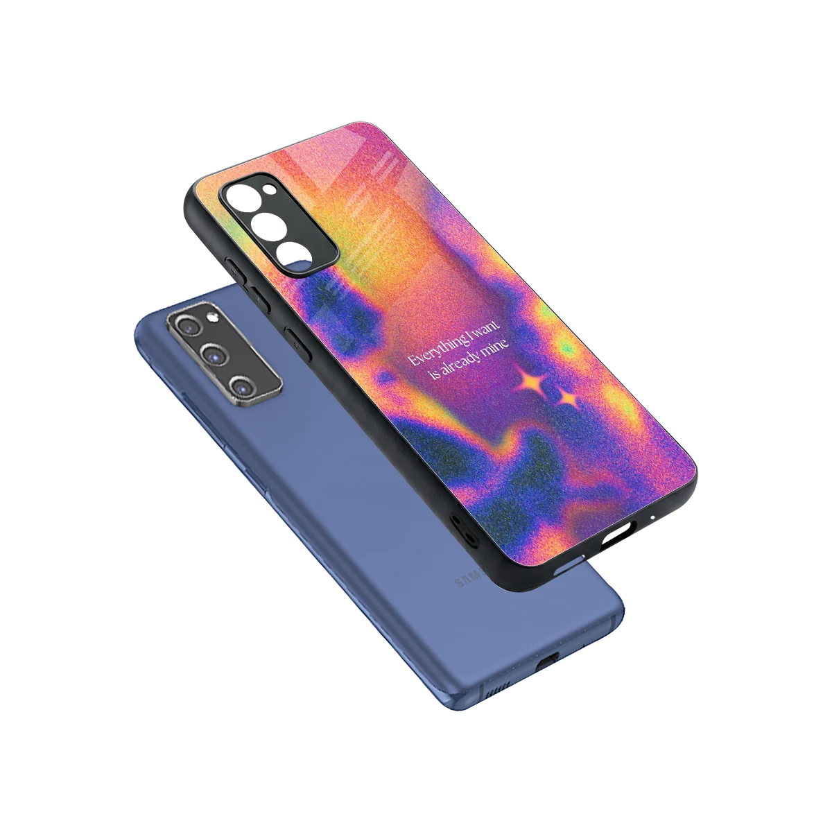Already Mine sleek samsung galaxy s20 fe cover with tempered glass back and TPU edges