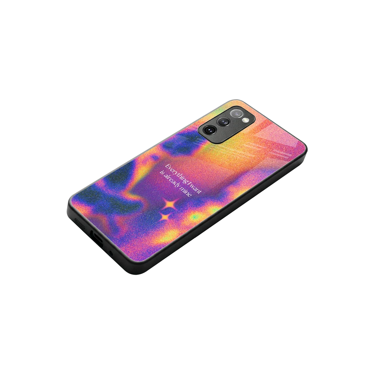 Already Mine stylish phone case for samsung galaxy s20 fe | glossy glass and slim fit