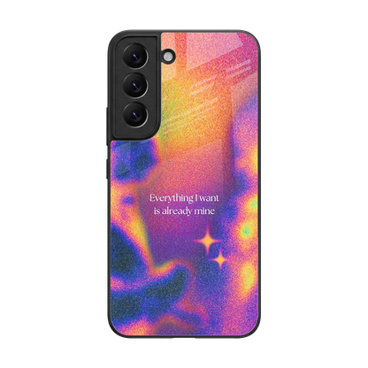 Already Mine back phone cover | glass case for samsung galaxy s22