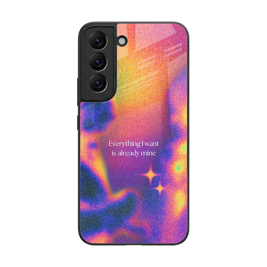 Already Mine back phone cover | glass case for samsung galaxy s22