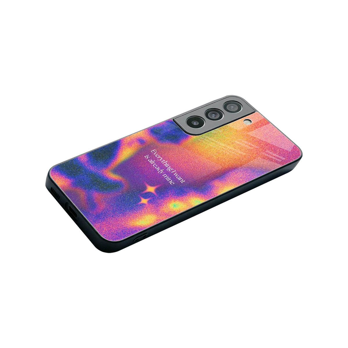 Already Mine stylish phone case for samsung galaxy s22 | glossy glass and slim fit