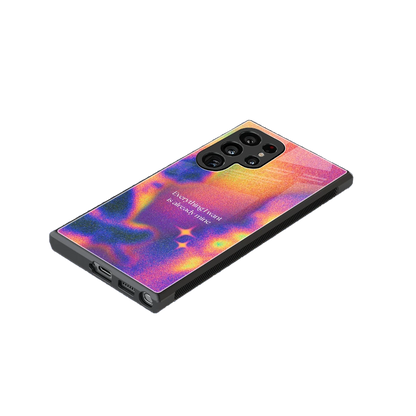 Already Mine stylish phone case for samsung galaxy s23 ultra | glossy glass and slim fit