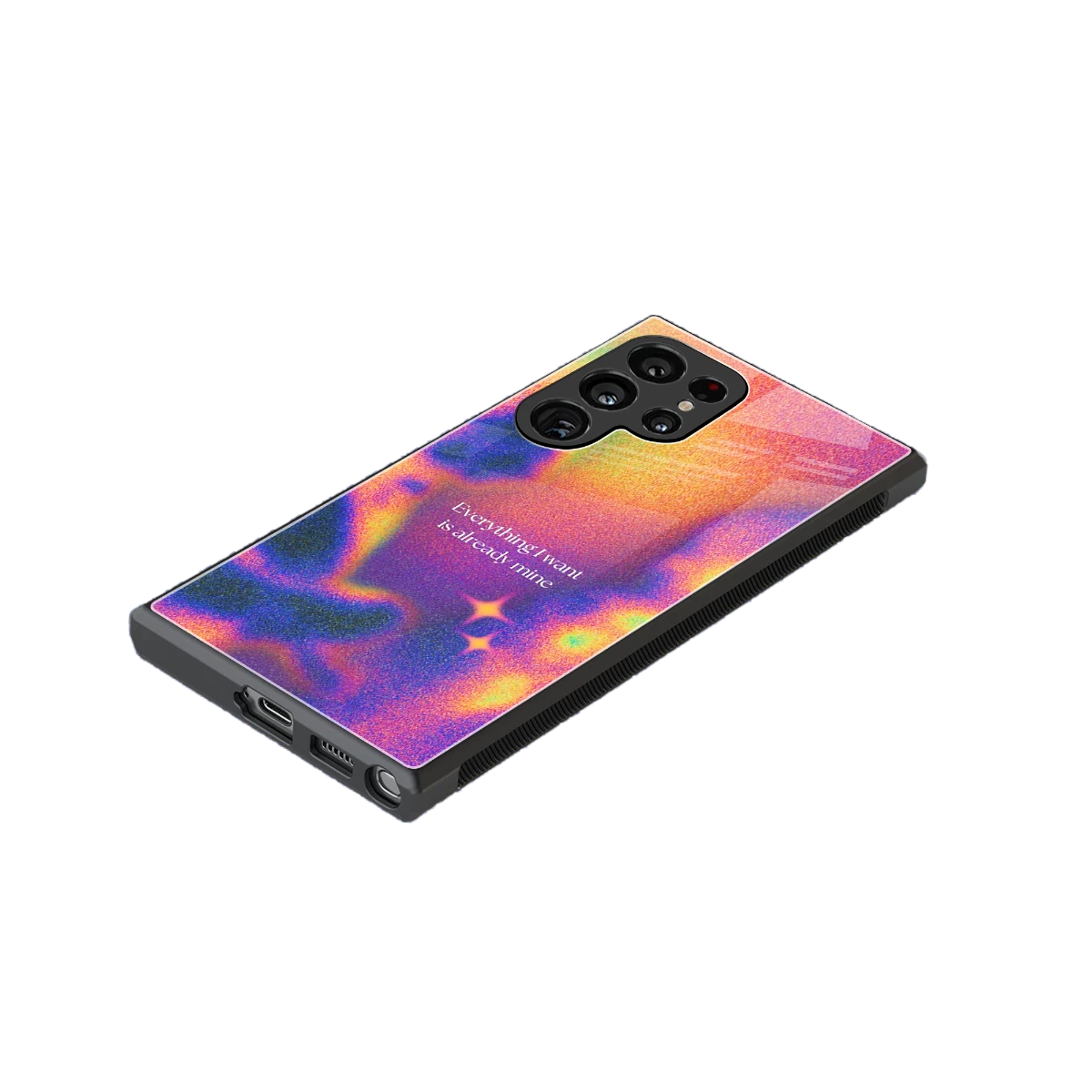 Already Mine stylish phone case for samsung galaxy s24 ultra | glossy glass and slim fit
