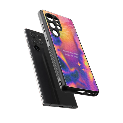 Already Mine sleek samsung galaxy s25 ultra cover with tempered glass back and TPU edges