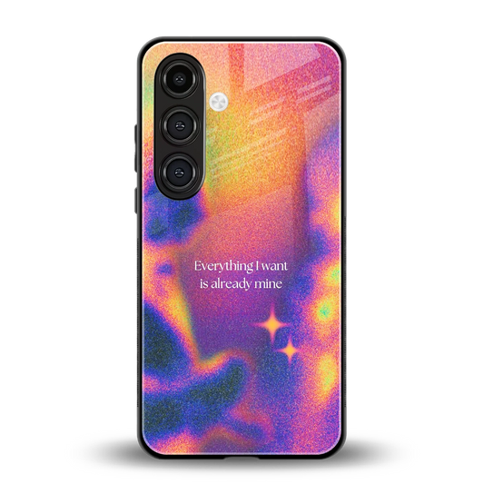Already Mine back phone cover | glass case for samsung galaxy s24