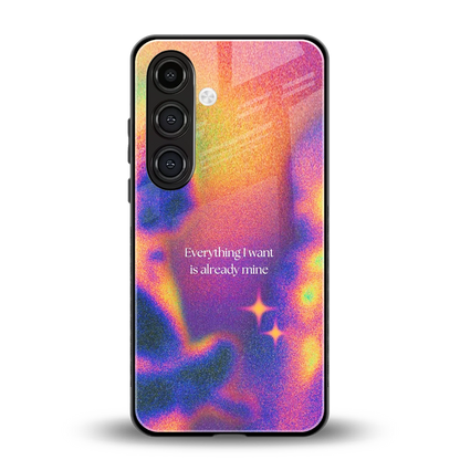 Already Mine back phone cover | glass case for samsung galaxy s23 plus
