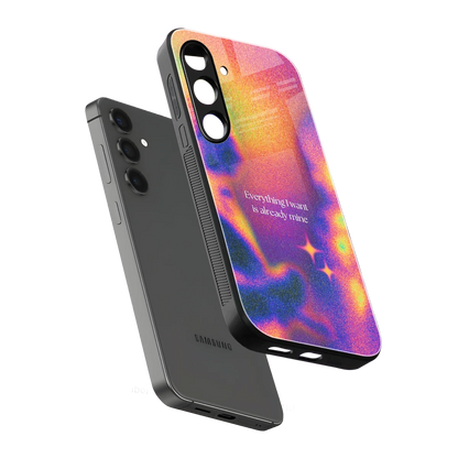 Already Mine sleek samsung galaxy s23 fe cover with tempered glass back and TPU edges