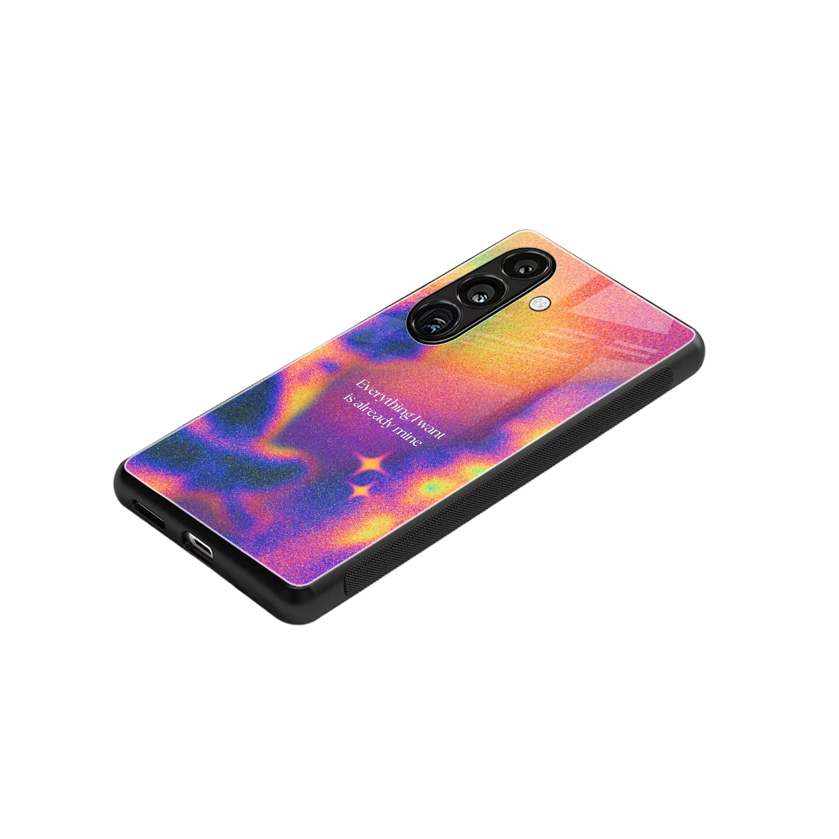 Already Mine stylish phone case for samsung galaxy s25 | glossy glass and slim fit