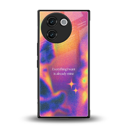 Already Mine back phone cover | glass case for vivo v30e