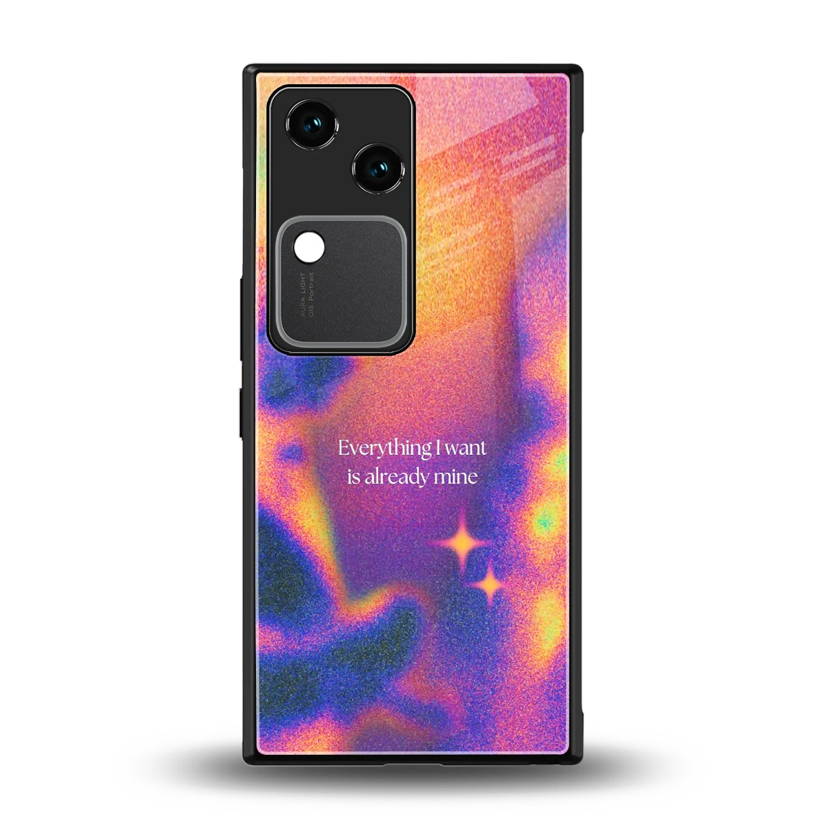 Already Mine back phone cover | glass case for vivo v30