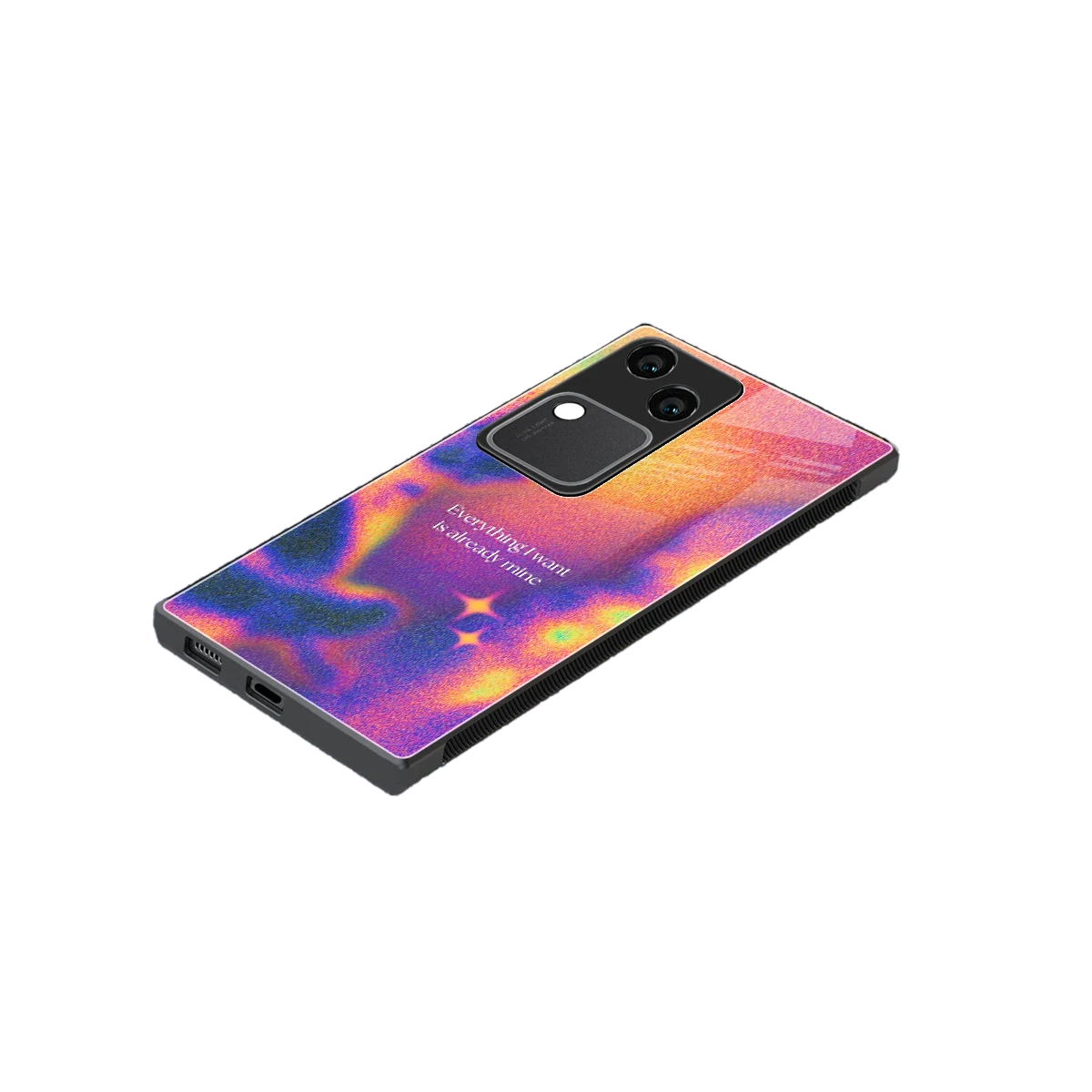 Already Mine stylish phone case for vivo v30 | glossy glass and slim fit