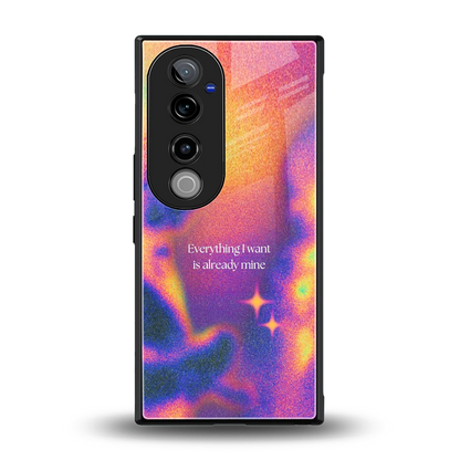 Already Mine back phone cover | glass case for vivo v40 pro