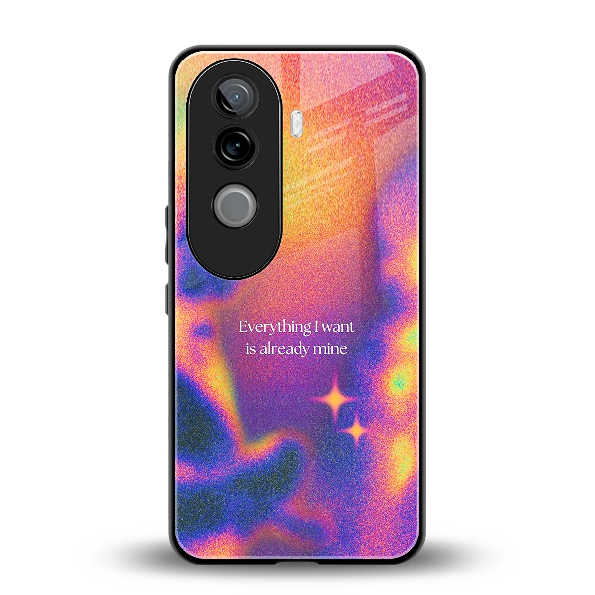 Already Mine back phone cover | glass case for vivo v40e