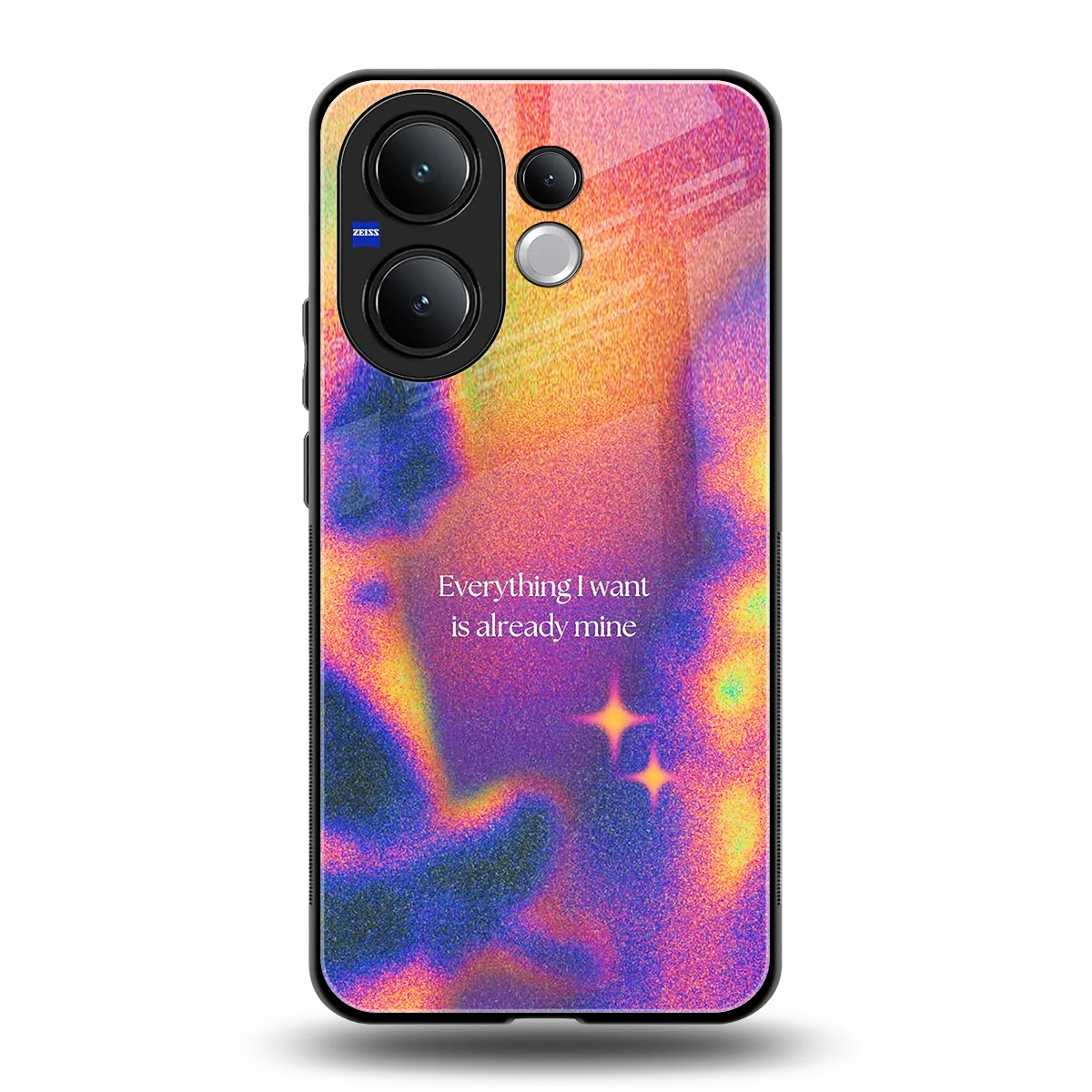 Already Mine back phone cover | glass case for vivo v60