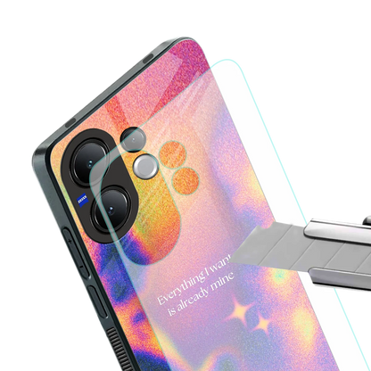 Already Mine stylish phone case for vivo v60 | glossy glass and slim fit