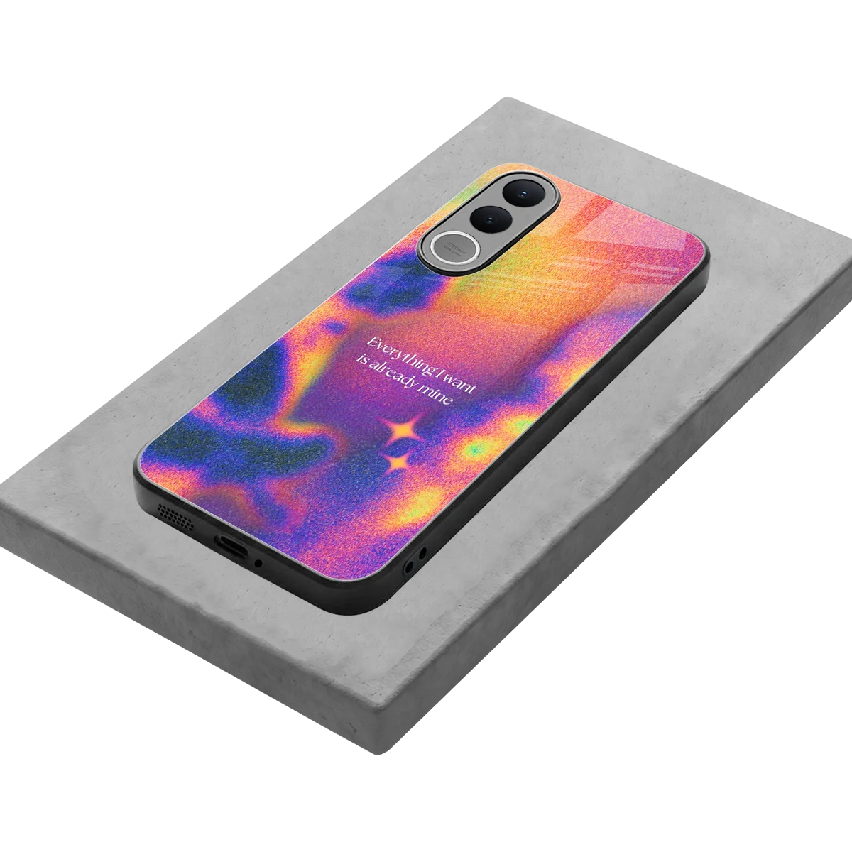 Already Mine stylish phone case for vivo v70 fe | glossy glass and slim fit
