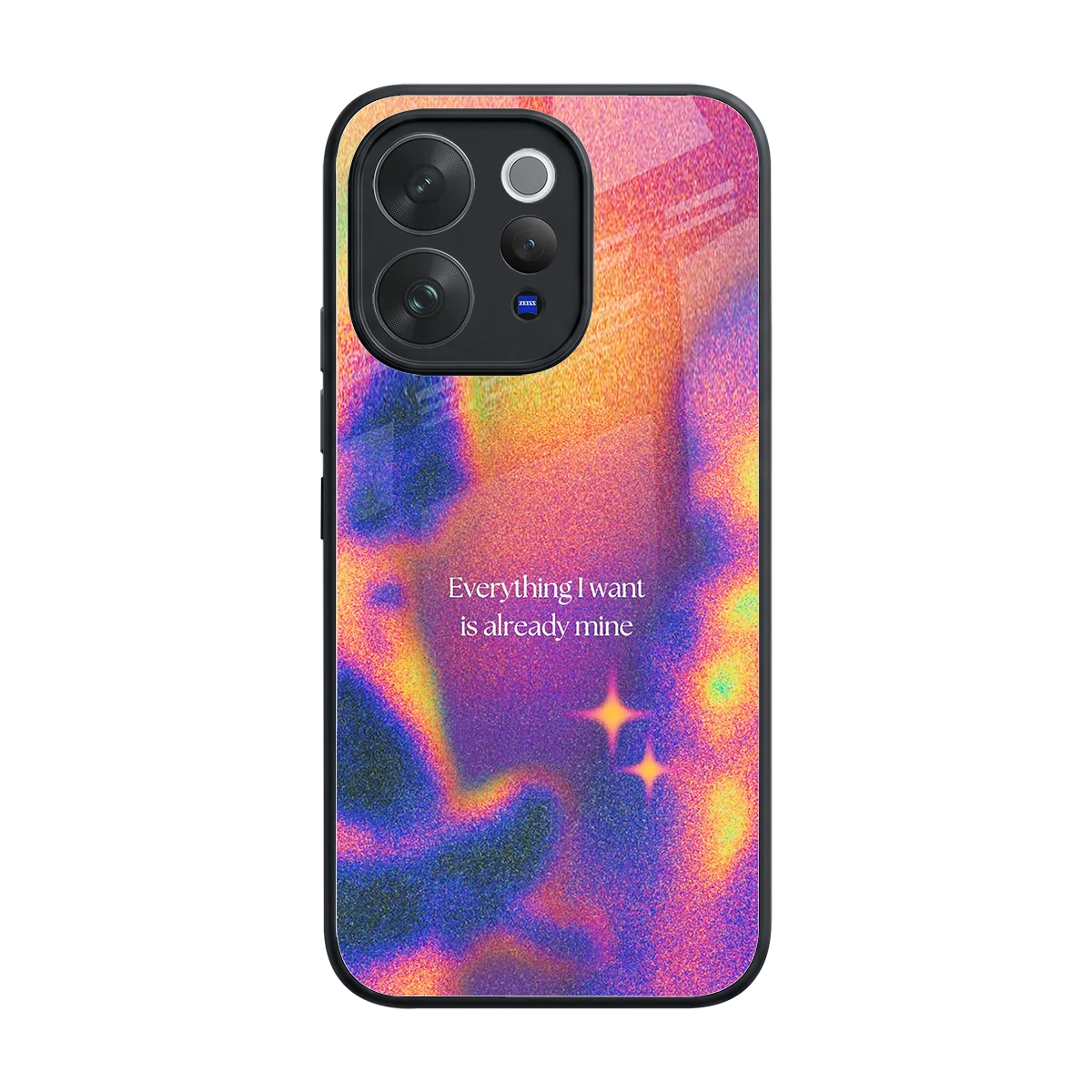 Already Mine back phone cover | glass case for vivo v70