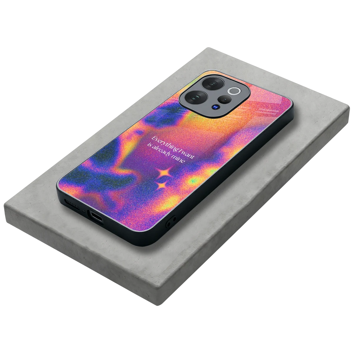 Already Mine stylish phone case for vivo v70 | glossy glass and slim fit