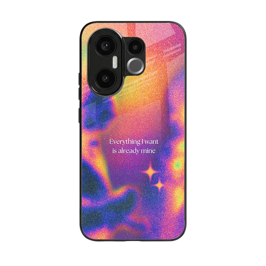 Already Mine back phone cover | glass case for vivo x200 fe