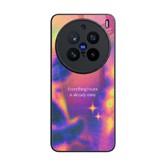 Already Mine back phone cover | glass case for vivo x200 pro