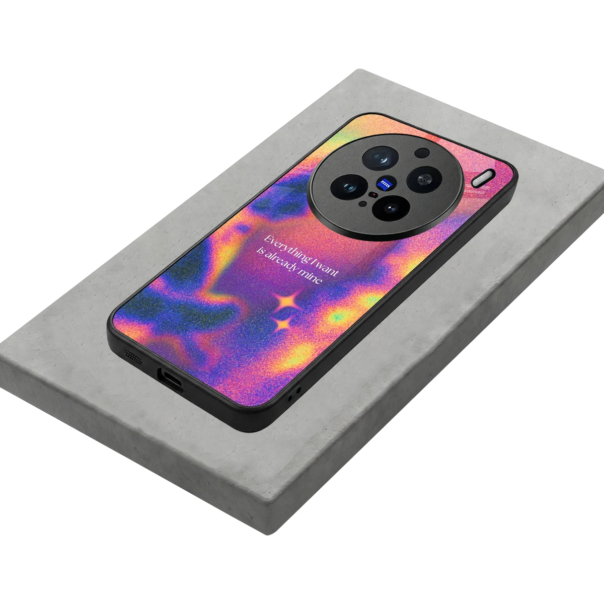 Already Mine stylish phone case for vivo x200 pro | glossy glass and slim fit