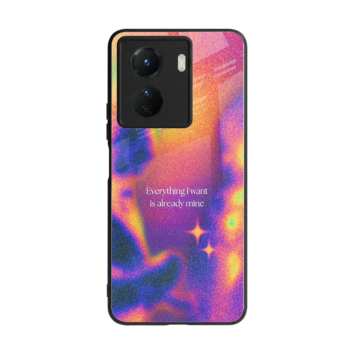 Already Mine back phone cover | glass case for vivo y16