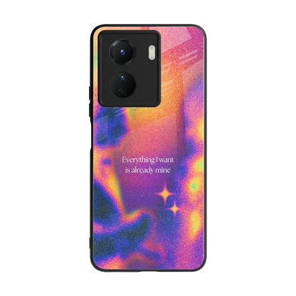 Already Mine back phone cover | glass case for vivo y16