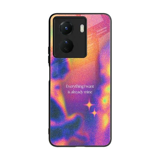 Already Mine back phone cover | glass case for vivo y16