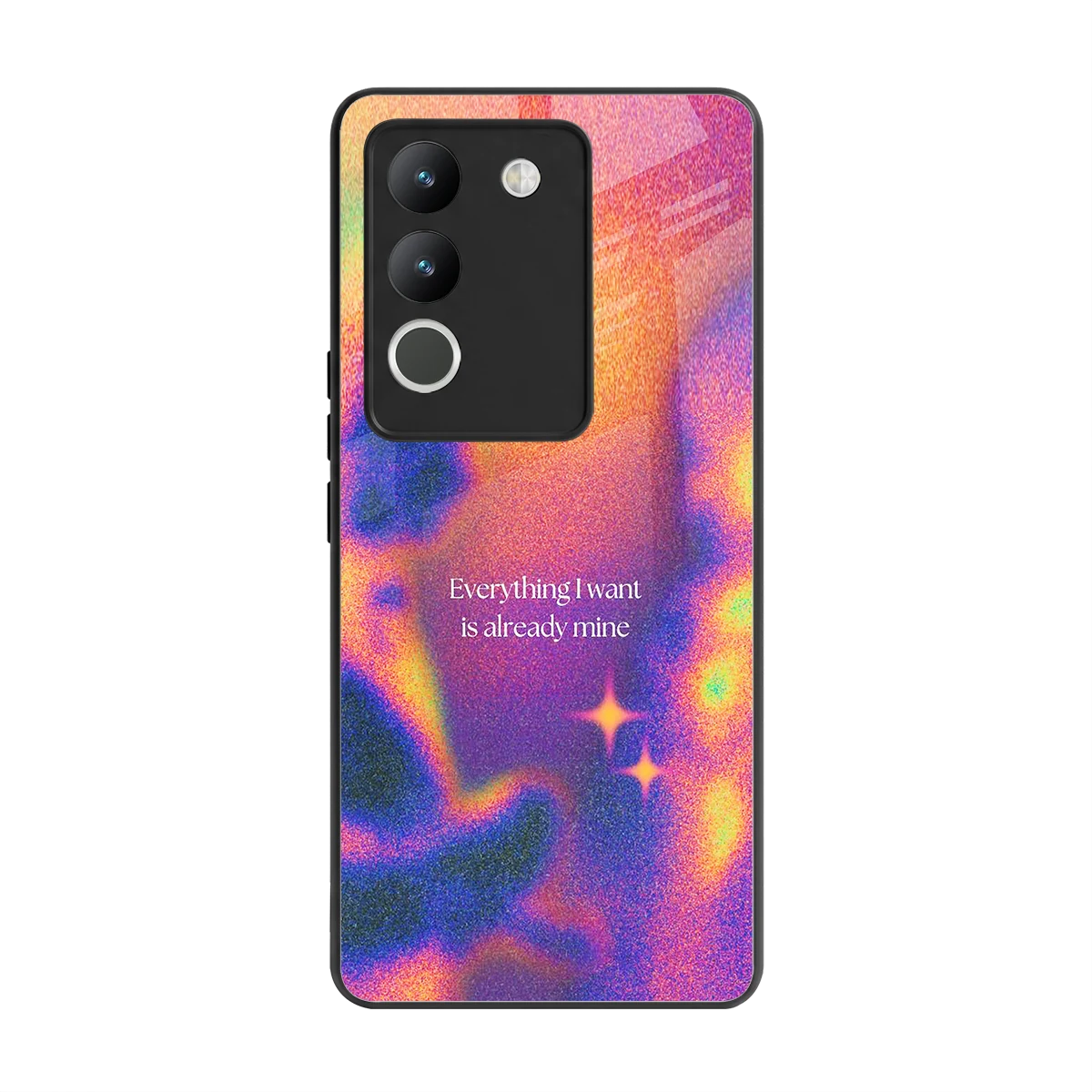 Already Mine back phone cover | glass case for vivo y200 5g