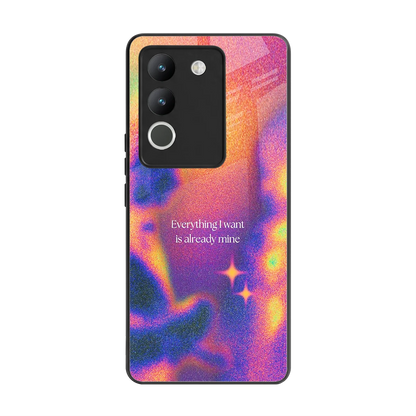 Already Mine back phone cover | glass case for vivo y200 5g